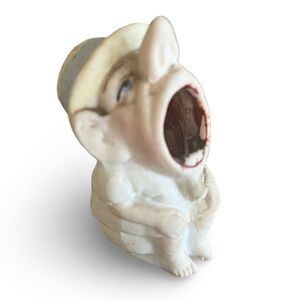 Vintage Schafer&Vater “Man With a Sore Tooth” Novelty Toothpick or Match Holder